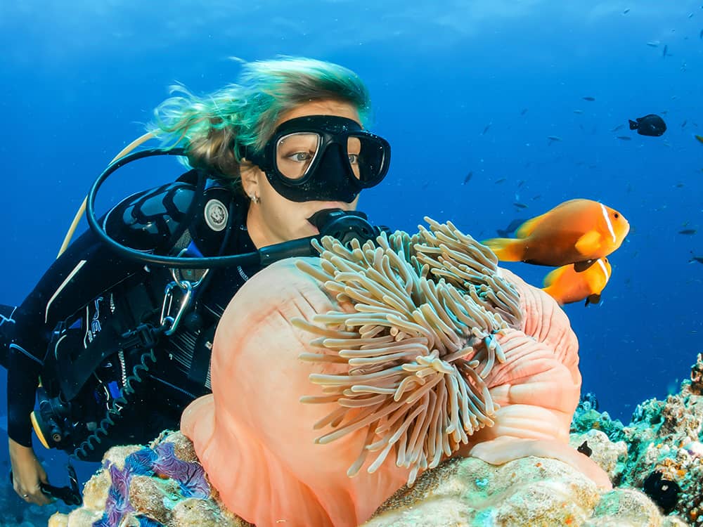 Scuba diving